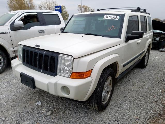 1J8HG48K28C168575 - 2008 JEEP COMMANDER თეთრი ფოტო 2