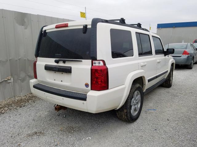 1J8HG48K28C168575 - 2008 JEEP COMMANDER თეთრი ფოტო 4