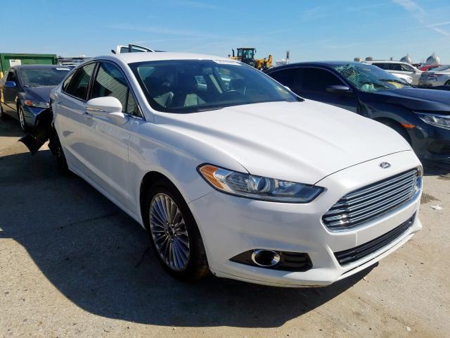 3FA6P0K94ER293190 - 2014 FORD FUSION TIT WHITE photo 1