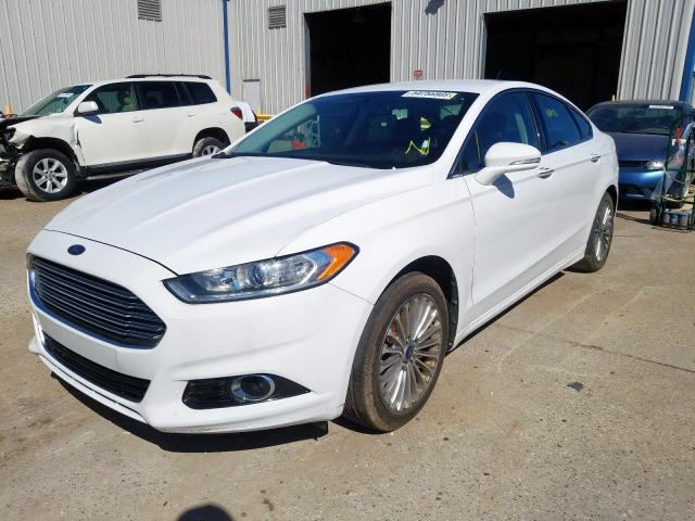 3FA6P0K94ER293190 - 2014 FORD FUSION TIT WHITE photo 2