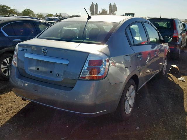 3N1AB6AP3AL693912 - 2010 NISSAN SENTRA 2.0 GRAY photo 4