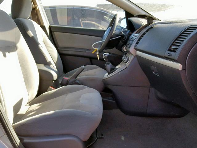 3N1AB6AP3AL693912 - 2010 NISSAN SENTRA 2.0 GRAY photo 5