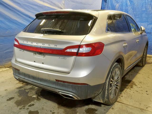 2LMPJ8LR2HBL53418 - 2017 LINCOLN MKX RESERV TAN photo 4