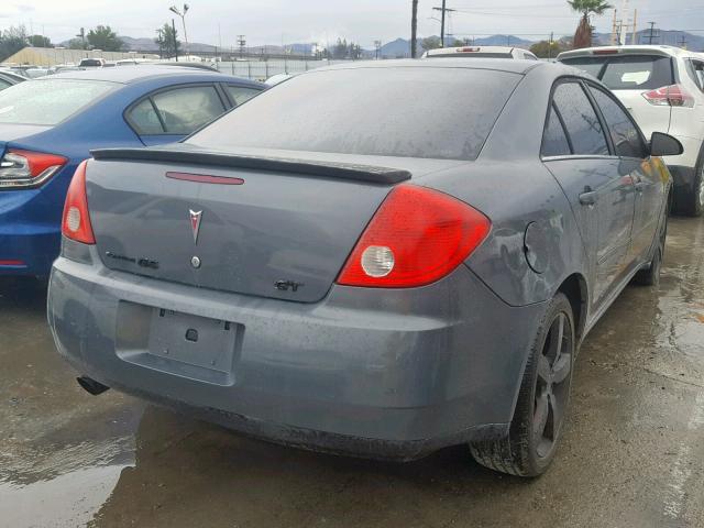 1G2ZH57N284196238 - 2008 PONTIAC G6 GT GRAY photo 4