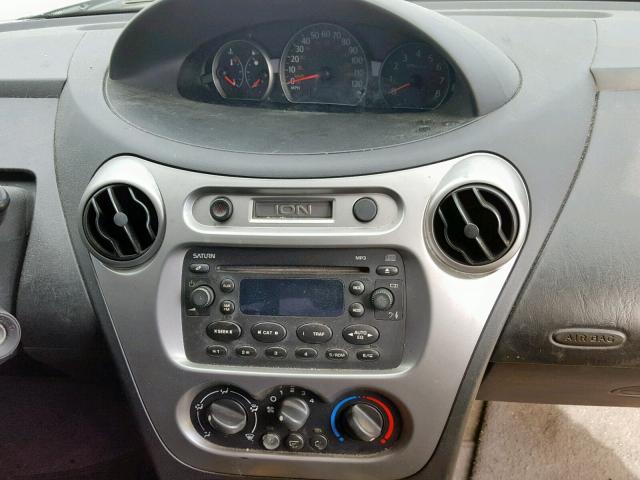 1G8AN12FX4Z136435 - 2004 SATURN ION LEVEL WHITE photo 9