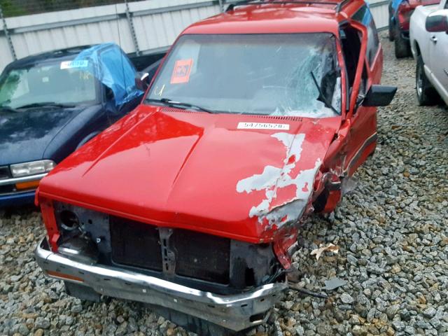 1GNCT18Z3M8229705 - 1991 CHEVROLET BLAZER S10 RED photo 9