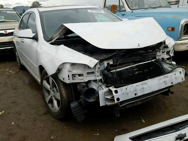 1G1ZC5E02CF132255 - 2012 CHEVROLET MALIBU 1LT WHITE photo 1