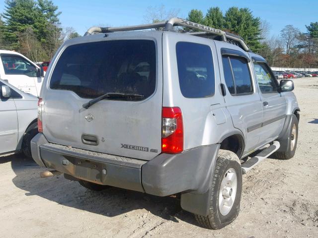 5N1ED28Y41C561782 - 2001 NISSAN XTERRA XE SILVER photo 4