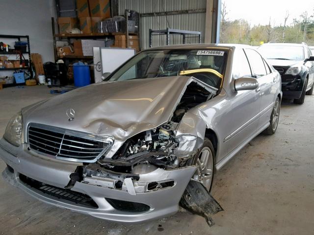 WDBNG70J36A480829 - 2006 MERCEDES-BENZ S 430 SILVER photo 2