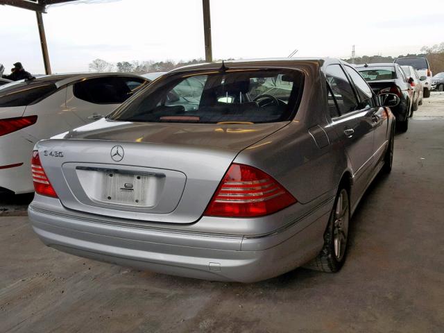 WDBNG70J36A480829 - 2006 MERCEDES-BENZ S 430 SILVER photo 4
