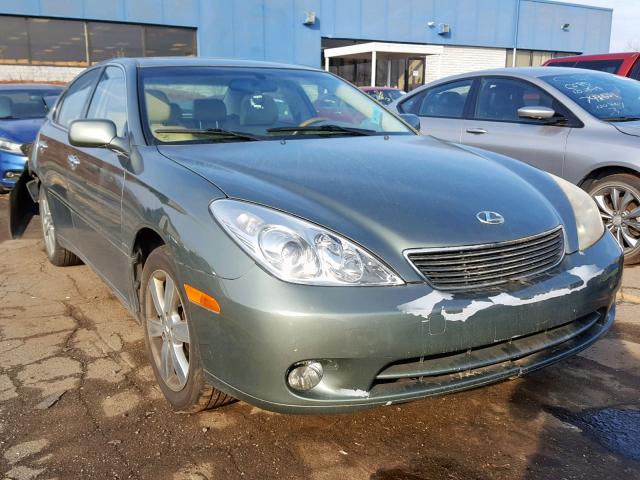 JTHBA30G455121191 - 2005 LEXUS ES 330 GREEN photo 1