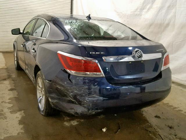 1G4GC5ED6BF362991 - 2011 BUICK LACROSSE C BLUE photo 3