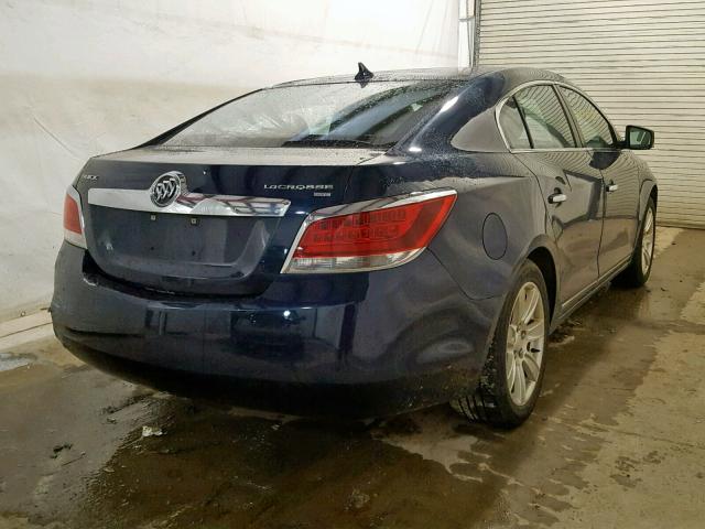 1G4GC5ED6BF362991 - 2011 BUICK LACROSSE C BLUE photo 4