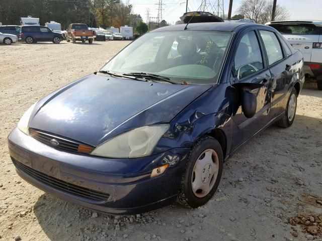 1FAFP33P61W154717 - 2001 FORD FOCUS LX BLUE photo 2