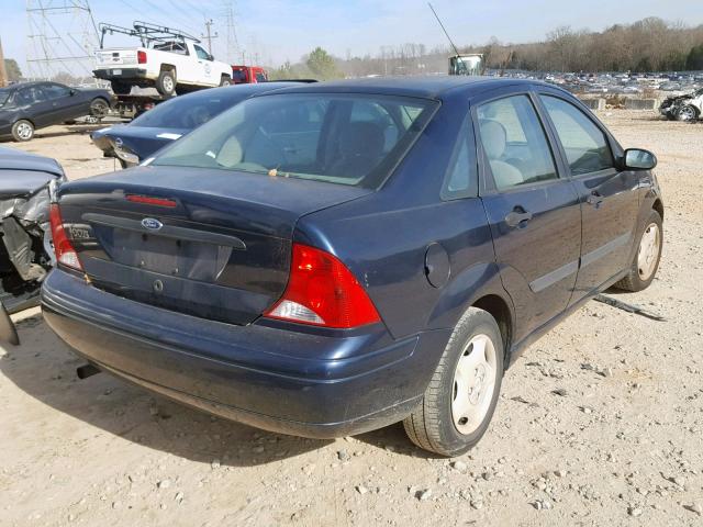 1FAFP33P61W154717 - 2001 FORD FOCUS LX BLUE photo 4