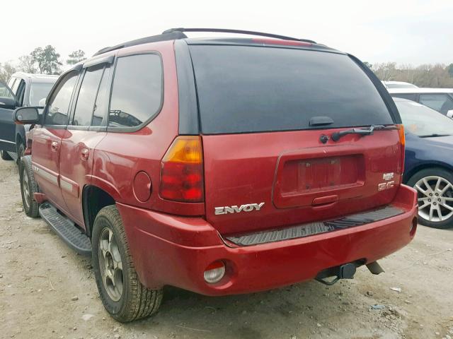 1GKDS13S342369741 - 2004 GMC ENVOY MAROON photo 3