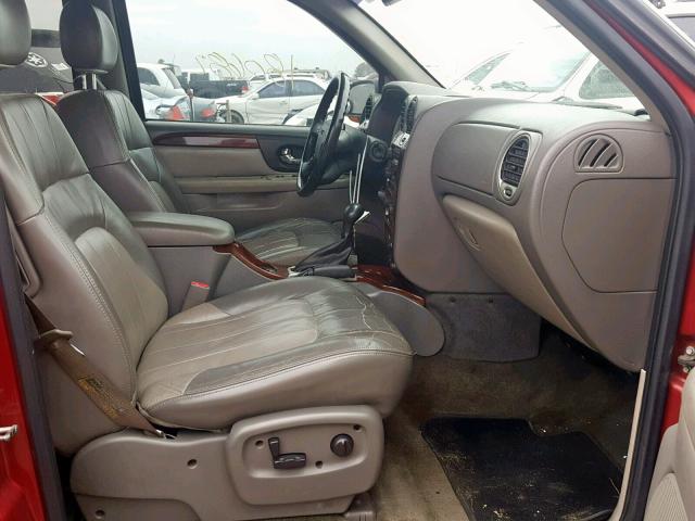 1GKDS13S342369741 - 2004 GMC ENVOY MAROON photo 5