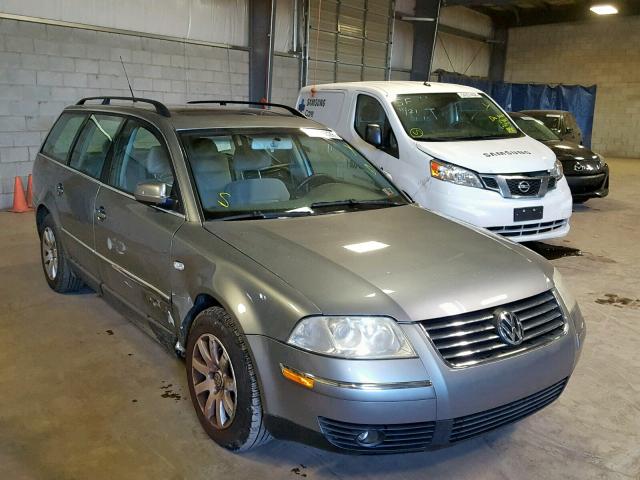 WVWVD63B03E322039 - 2003 VOLKSWAGEN PASSAT GLS GRAY photo 1