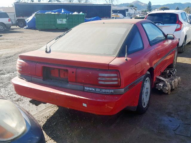 JT2MA70M5L0137121 - 1990 TOYOTA SUPRA RED photo 4