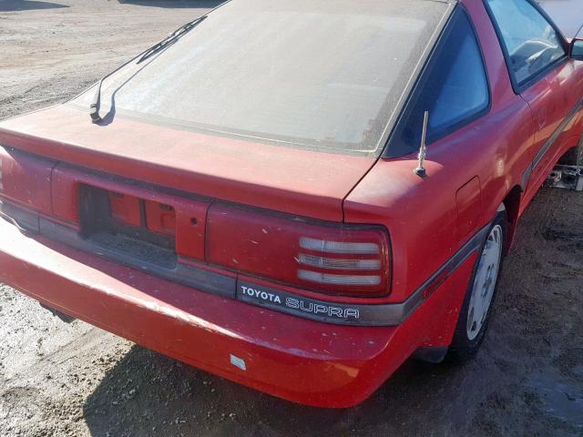 JT2MA70M5L0137121 - 1990 TOYOTA SUPRA RED photo 9