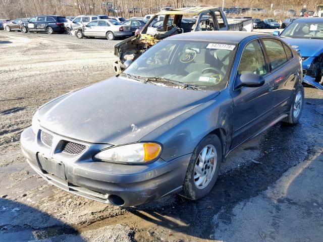 1G2NF52E74C230704 - 2004 PONTIAC GRAND AM S GRAY photo 2