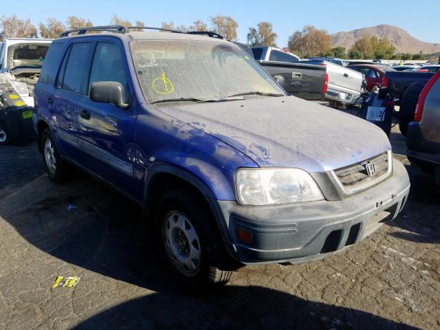 JHLRD28451C006183 - 2001 HONDA CR-V LX BLUE photo 1