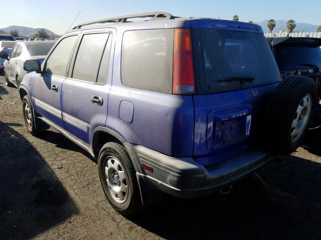 JHLRD28451C006183 - 2001 HONDA CR-V LX BLUE photo 3