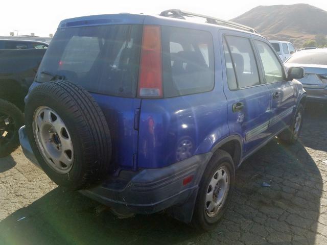 JHLRD28451C006183 - 2001 HONDA CR-V LX BLUE photo 4