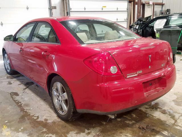 1G2ZH558464237284 - 2006 PONTIAC G6 GT RED photo 3