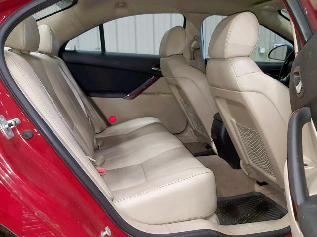 1G2ZH558464237284 - 2006 PONTIAC G6 GT RED photo 6