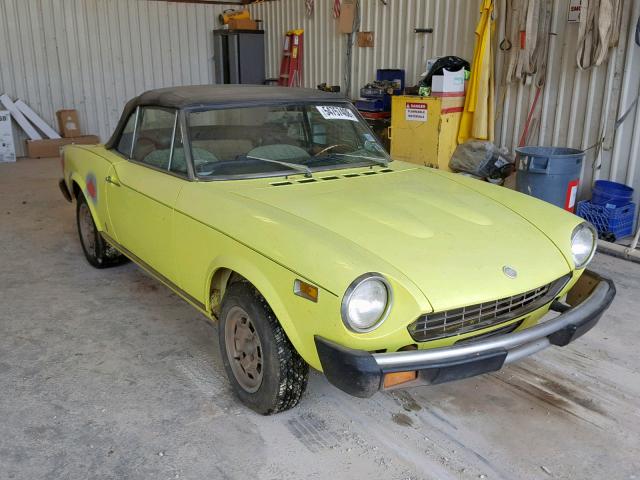 124CS10092736 - 1975 FIAT ALL MODELS YELLOW photo 1