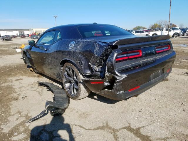 2C3CDZBT2KH583414 - 2019 DODGE CHALLENGER GRAY photo 3