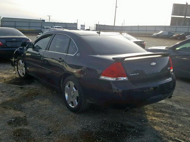 2G1WD58C669143827 - 2006 CHEVROLET IMPALA SUP 黑色 照片 3