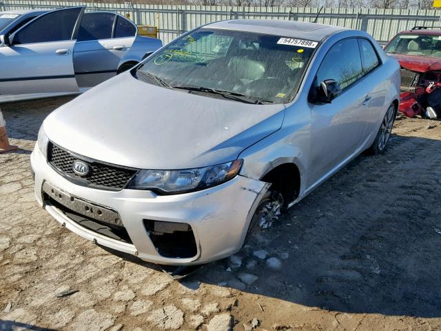 KNAFW6A32B5422682 - 2011 KIA FORTE SX GRAY photo 2