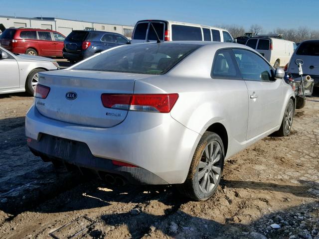 KNAFW6A32B5422682 - 2011 KIA FORTE SX GRAY photo 4