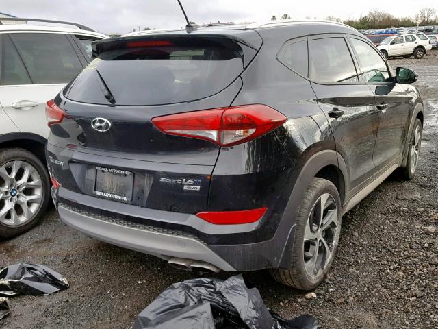 KM8J3CA23HU446706 - 2017 HYUNDAI TUCSON LIM BLACK photo 4