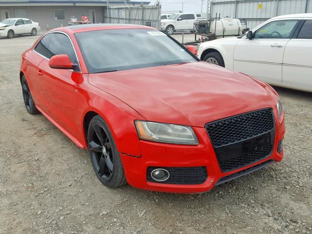 WAUDK78T49A016726 - 2009 AUDI A5 QUATTRO RED photo 1