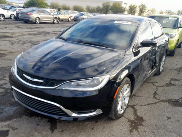 1C3CCCAB7GN174770 - 2016 CHRYSLER 200 LIMITE BLACK photo 2