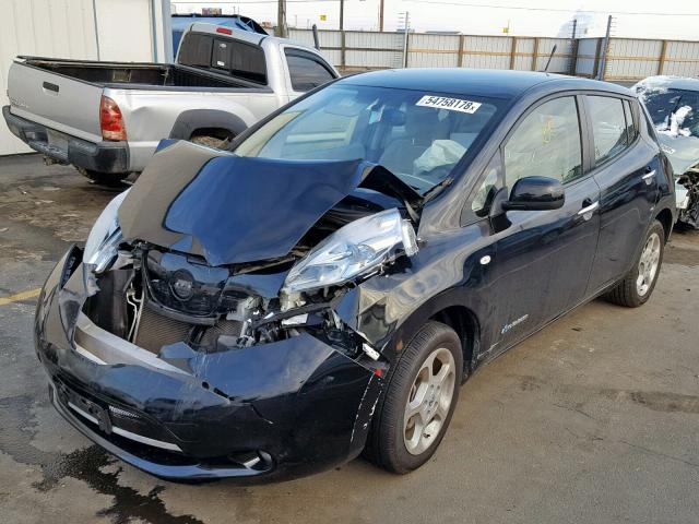 JN1AZ0CP0BT009000 - 2011 NISSAN LEAF SV BLACK photo 2