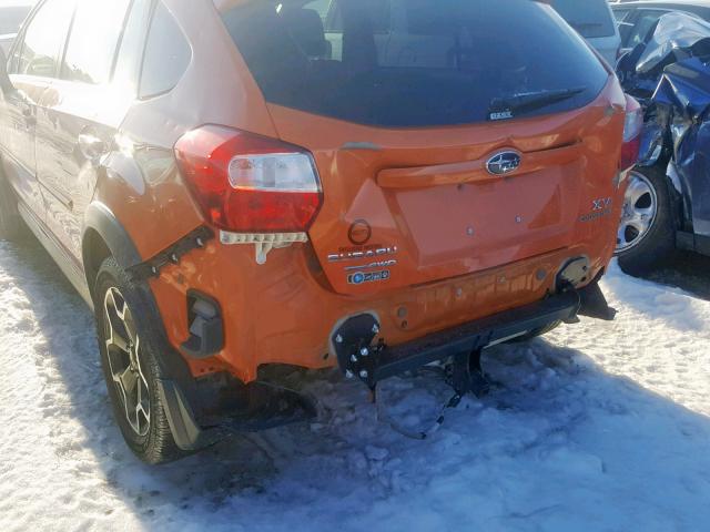 JF2GPACC2D2217065 - 2013 SUBARU XV CROSSTR ORANGE photo 9