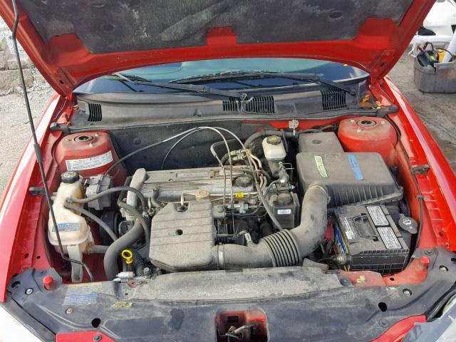 1G2NE52F64C209757 - 2004 PONTIAC GRAND AM S RED photo 7