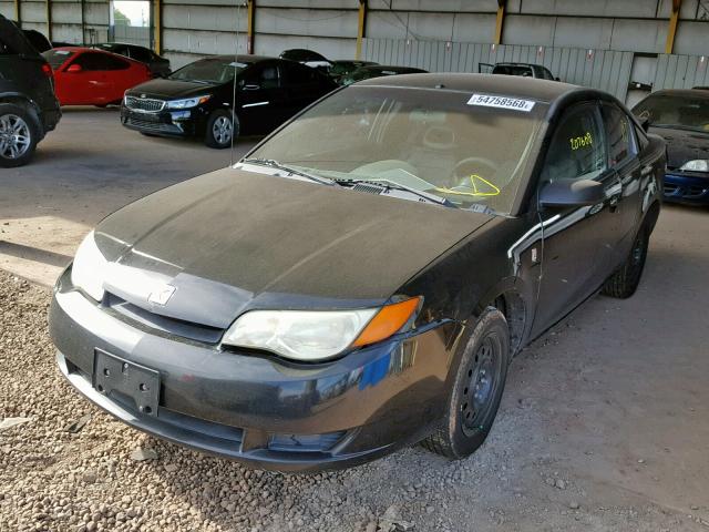 1G8AN12F54Z186644 - 2004 SATURN ION LEVEL BLACK photo 2