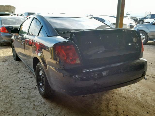 1G8AN12F54Z186644 - 2004 SATURN ION LEVEL BLACK photo 3
