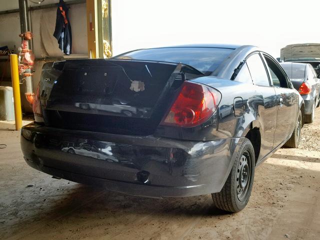 1G8AN12F54Z186644 - 2004 SATURN ION LEVEL BLACK photo 4