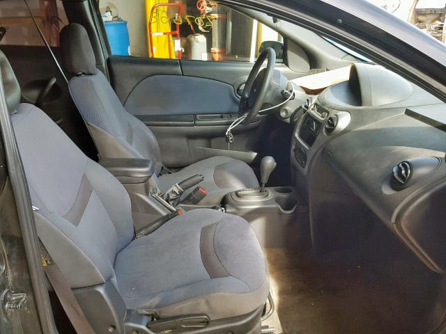 1G8AN12F54Z186644 - 2004 SATURN ION LEVEL BLACK photo 5
