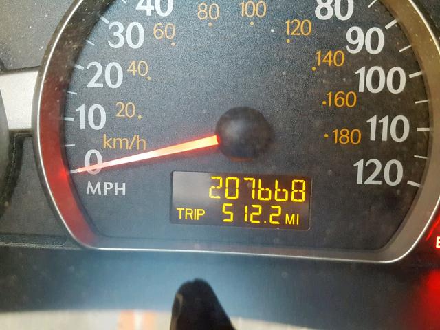 1G8AN12F54Z186644 - 2004 SATURN ION LEVEL BLACK photo 8