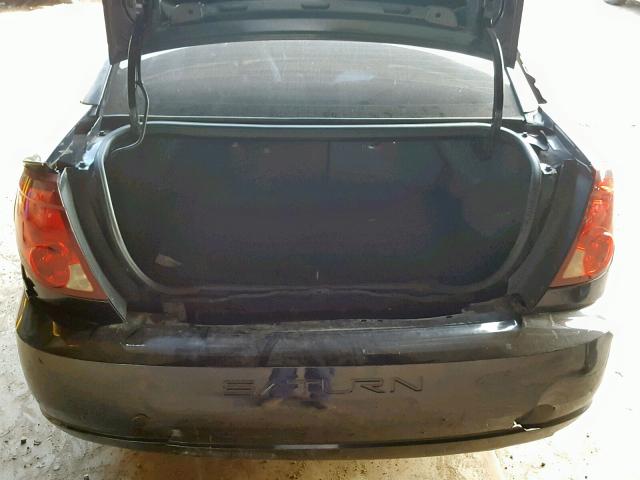 1G8AN12F54Z186644 - 2004 SATURN ION LEVEL BLACK photo 9