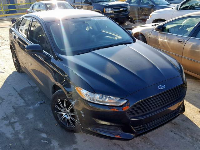 3FA6P0G72ER251897 - 2014 FORD FUSION S BLACK photo 1