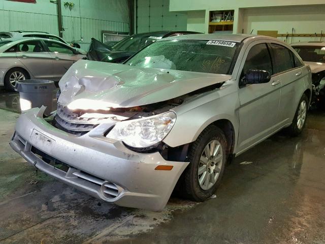 1C3CC4FB2AN133808 - 2010 CHRYSLER SEBRING TO SILVER photo 2