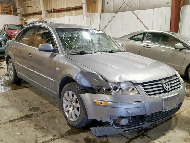 WVWPD63B93P049020 - 2003 VOLKSWAGEN PASSAT GLS GRAY photo 1